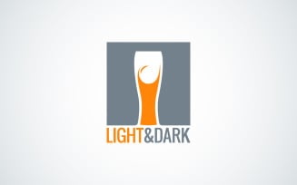 Beer Glass Label Design Background