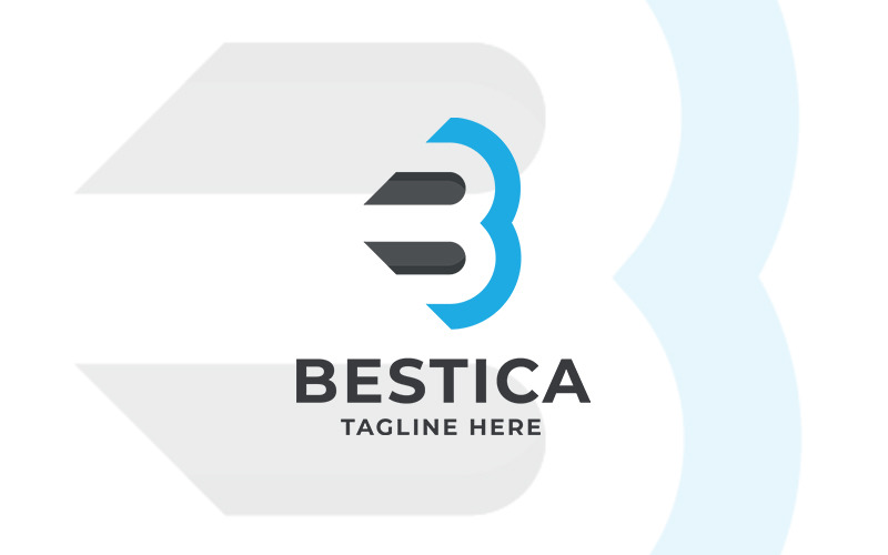 Bestica Letter B Pro Logo Logo Template