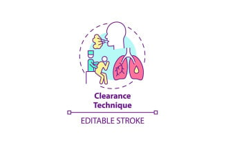 Clearance Technique Concept Icon