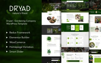 Dryad - Gardening Company WordPress Theme