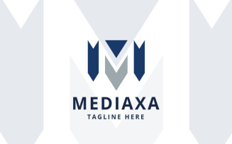Mediaxa Letter M Professional Logo