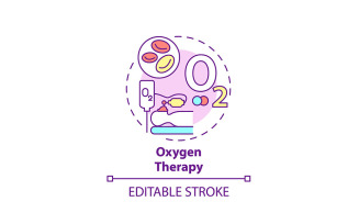 Oxygen Therapy Concept Icon