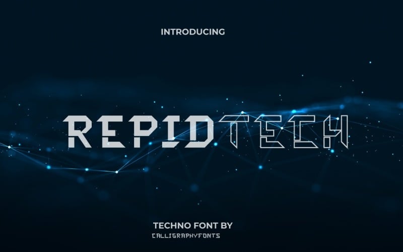 Rapidtech Display Sans Seri Font