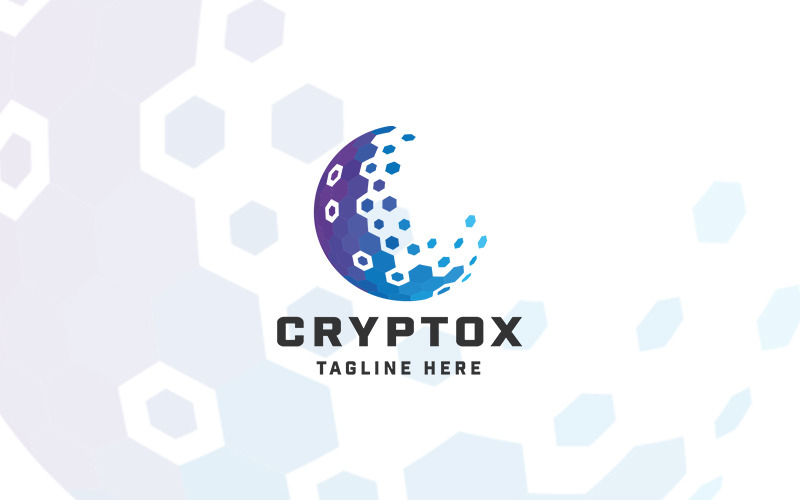 Cryptox Letter C Proffesional Logo Logo Template