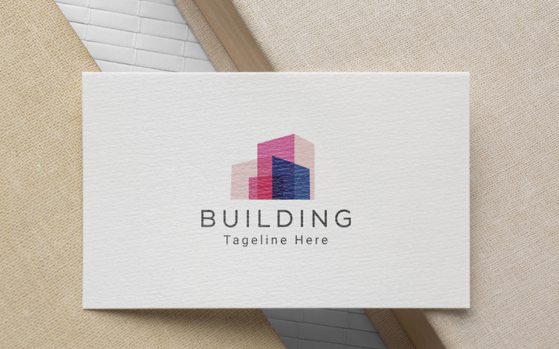 Rainbow Builders - Real Estate Logo Template