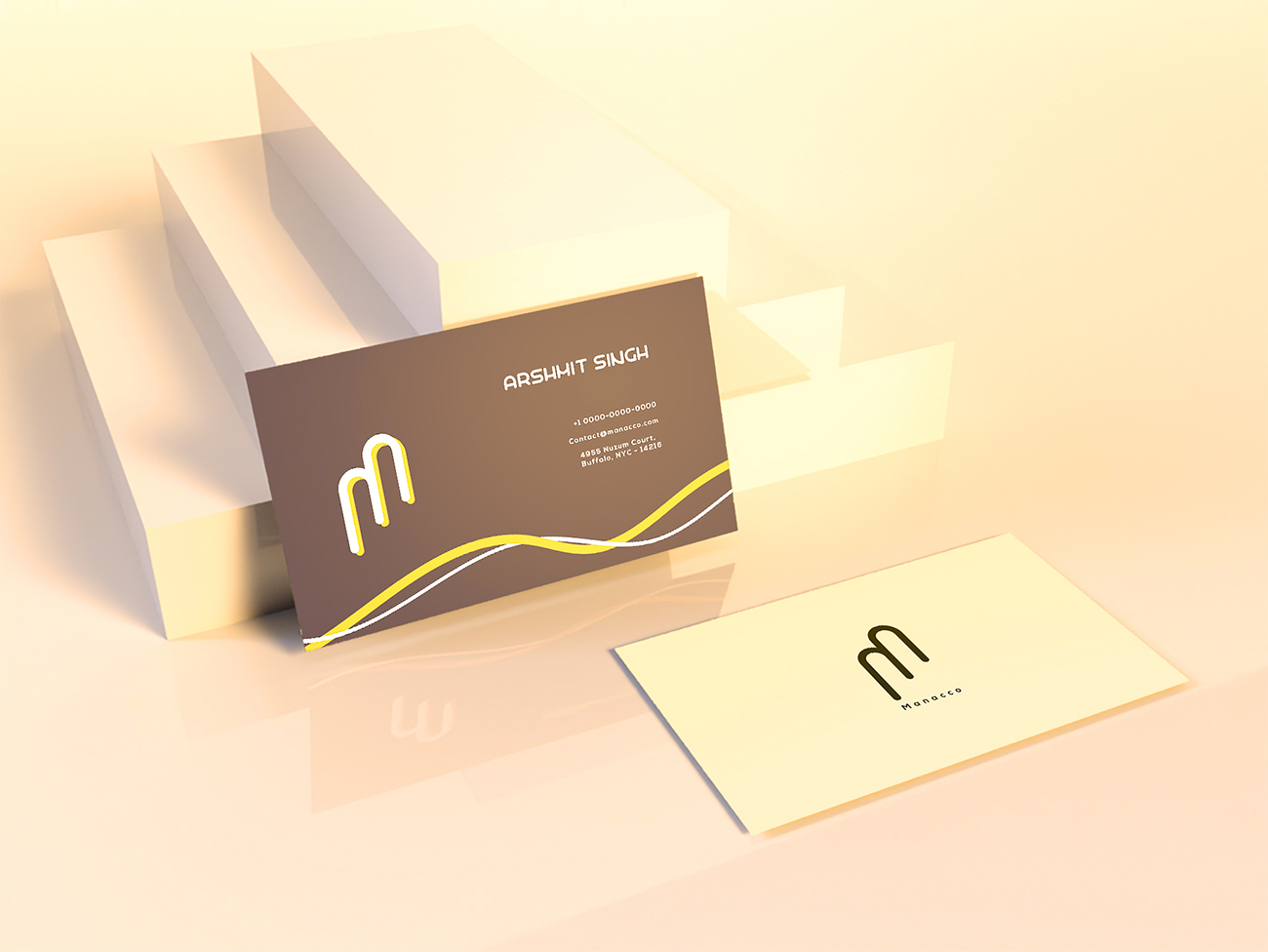 Template #212974 Card Mockupbusiness Webdesign Template - Logo template Preview
