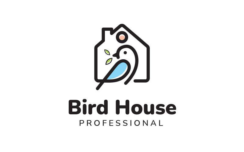 Canary - Bird House Logo Template