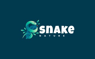 Snake Gradient Logo Template