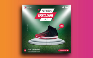 Shoes Sale Social Media Post Instagram Post Banner Template