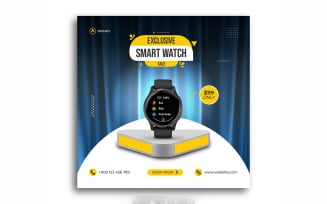 Smart Watch Sale Social Media Post Banner Template