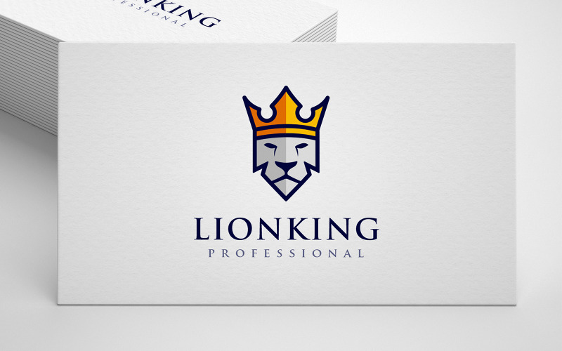 Creative Lion King Logo Template