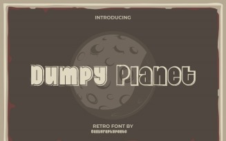 Dumpy Planet Comic Display Font