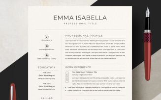 Isabella / Modern Resume Template