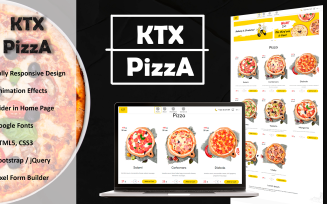 KTX Pizza - Responsive HTML5 Template for Pizza Delivery Service