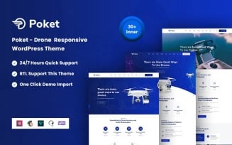 Poket - Drone Responsive WordPress Theme