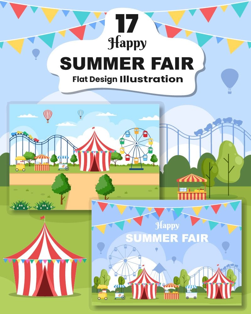 Kit Graphique #213240 Summer Fair Divers Modles Web - Logo template Preview