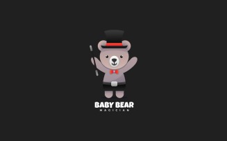 Baby Bear Gradient Logo Style