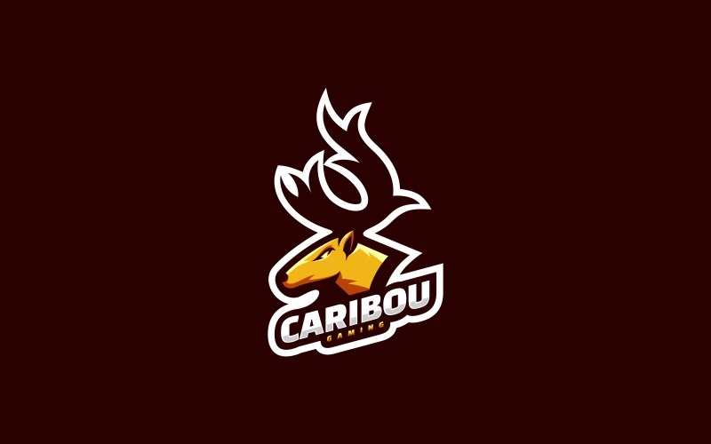 Caribou Sport and E sports Logo Logo Template