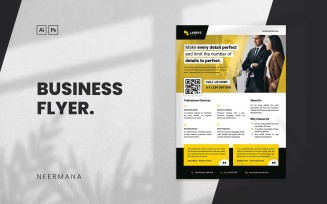 Corporate Yellow Flyer Template