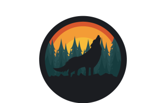 The Wolf Roar Logo Template