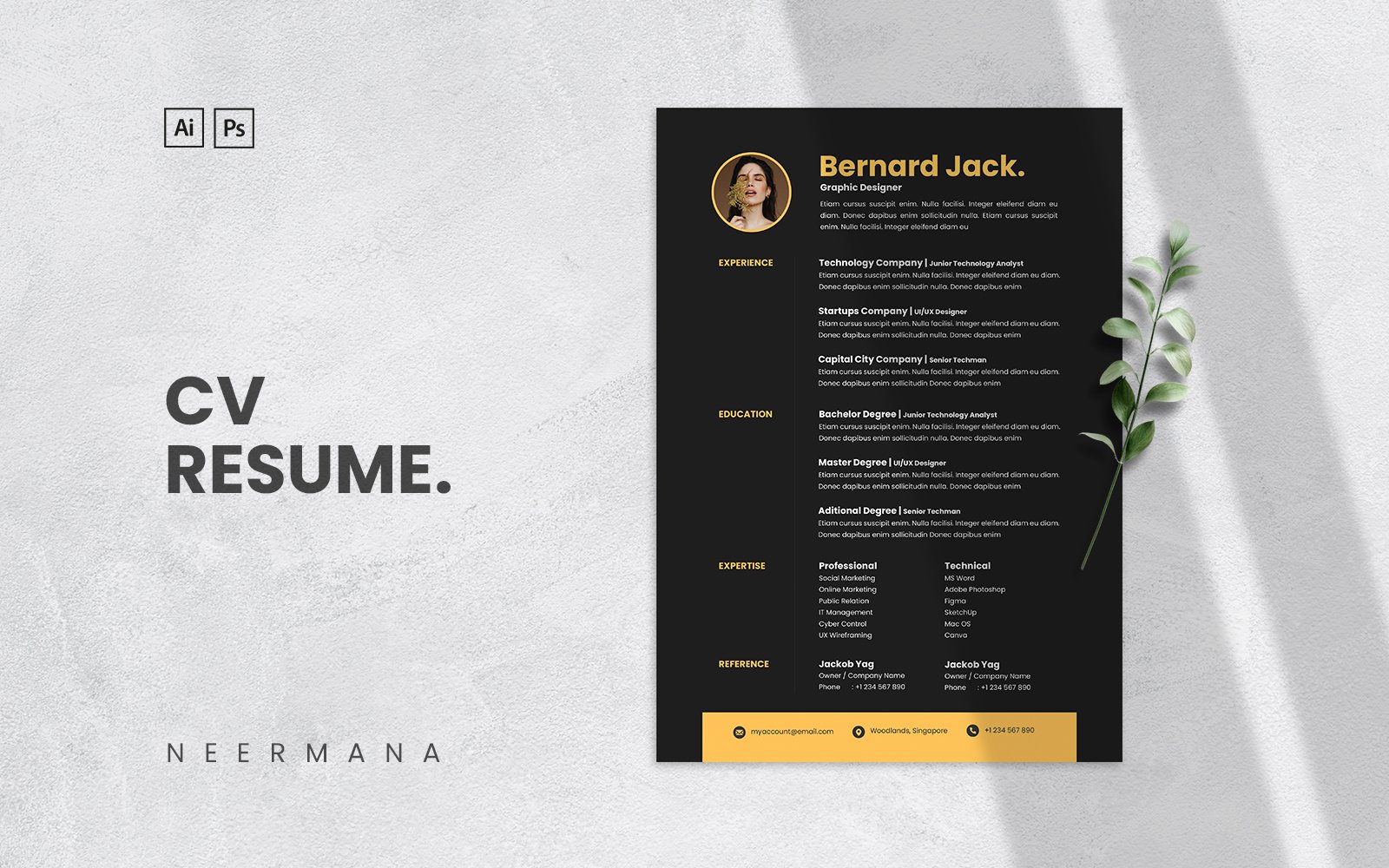 Kit Graphique #213326 Resume Cv Divers Modles Web - Logo template Preview