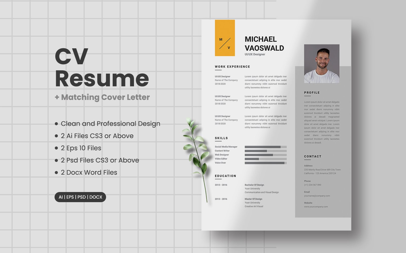 Kit Graphique #213328 Resume Cv Divers Modles Web - Logo template Preview