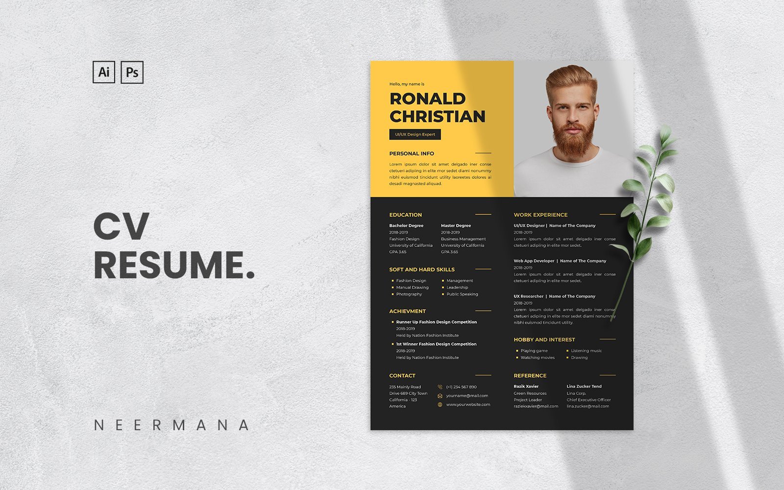 Kit Graphique #213332 Resume Cv Divers Modles Web - Logo template Preview