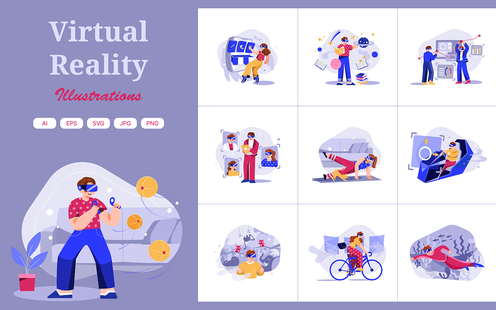 M352 - Virtual Reality Illustration Pack