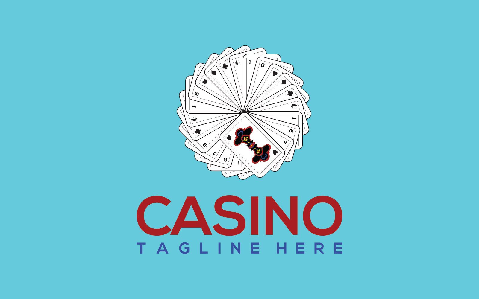 Template #213366 Vegasluckmodernmoneypokerprofessionalsimplespadespadestoken  Webdesign Template - Logo template Preview