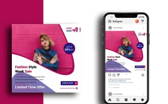 Fashion Style Social Media Post Template