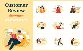 M359 - Customer Review Illustration Pack