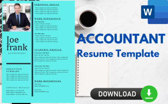 Professional Resume Template for ACCOUNTANTS.