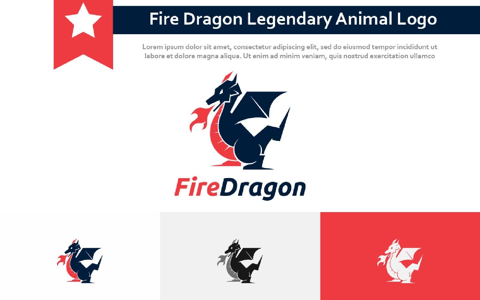 Template #213424 Dragon Wing Webdesign Template - Logo template Preview