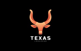 Bull Texas Gradient Logo Style