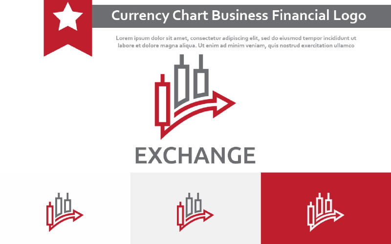 Forex Foreign Exchange Money Currency Chart Business Financial Logo Logo Template