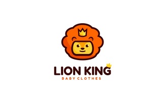 Lion King Simple Logo Style