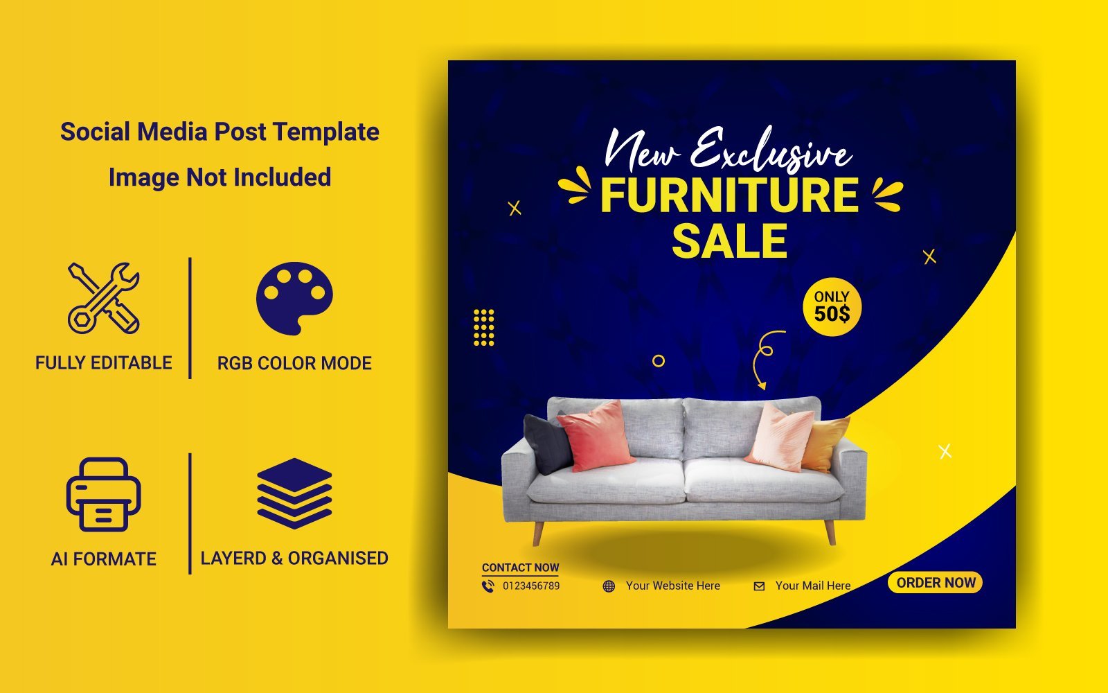 Template #213536 Cover Banner Webdesign Template - Logo template Preview