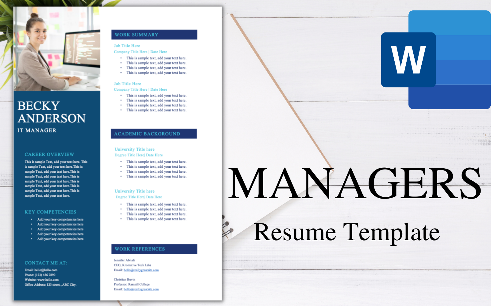 Template #213575 Cv Resume Webdesign Template - Logo template Preview