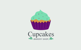 Cupcakes Logo Design Template