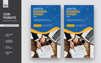 Digital Business Corporate Instagram Stories Banner Ads