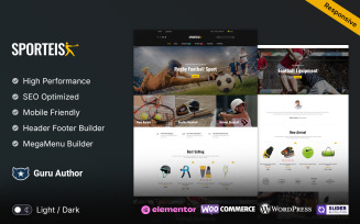 Sporties - Sport and travel Multipurpose Responsive WooCommerce theme