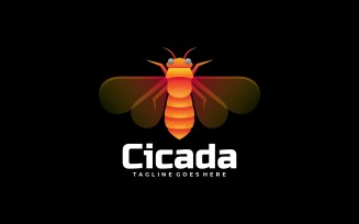Cicada Gradient Logo Style