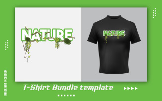 Creative Nature T-Shirt Sticker Design