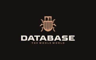 Database Simple Line Logo