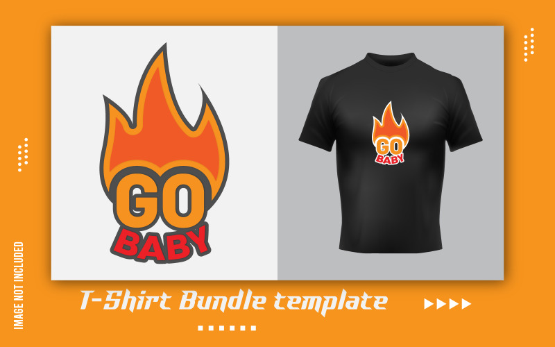 Go Baby Vector T-Shirt Sticker Template Corporate Identity