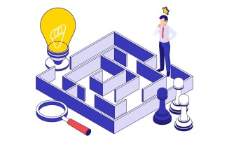 Business Startup Isometric 201003907 Vector Illustration Concept