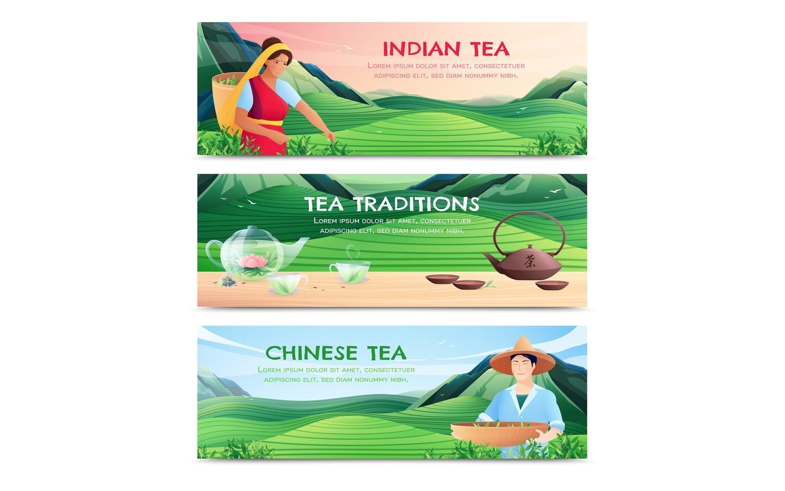 Kit Graphique #213921 Tea Culture Divers Modles Web - Logo template Preview