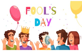 Fools Day 201112651 Vector Illustration Concept