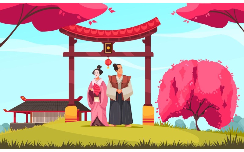 Japanese Traditional 201112641 Vector Illustration Concept
