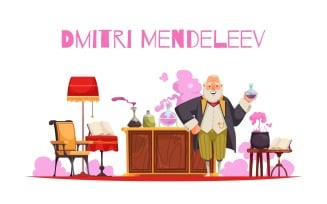 Mendeleev 201112655 Vector Illustration Concept